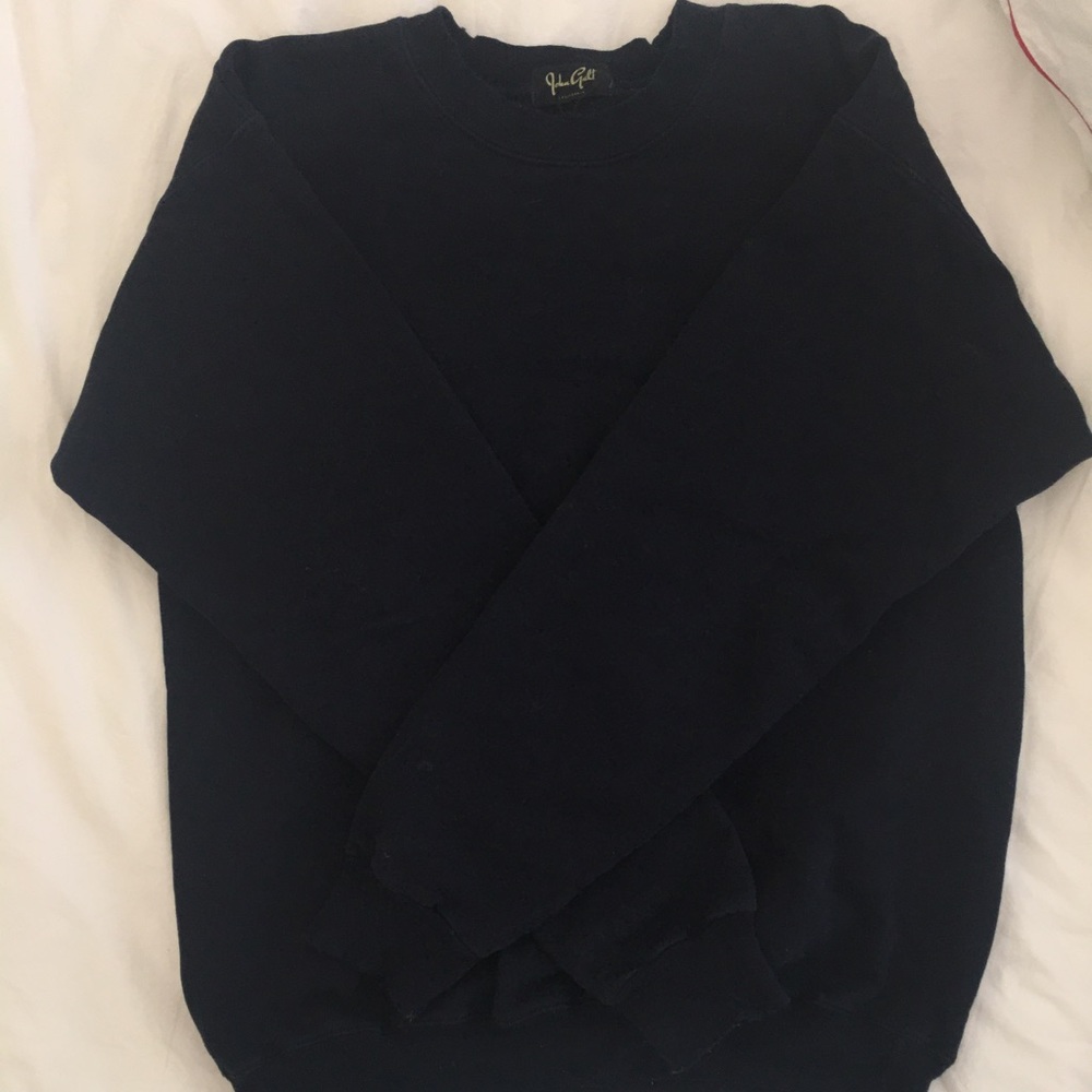 John Galt Brandy Melville Navy Basic Sweatshirt